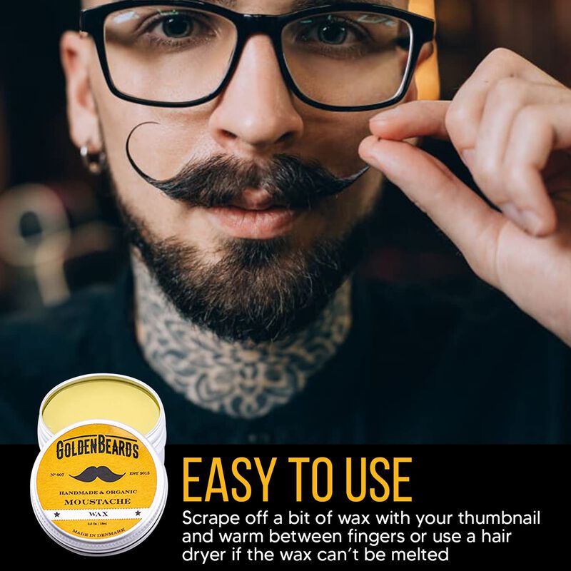 Kit De Cera Para Bigotes Golden Beards Kobenhav... image number null