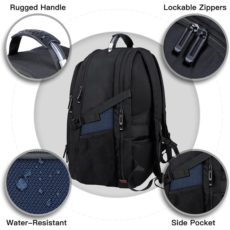 Mochila Anterk 17.3" para Laptop, Resistente al... image number null