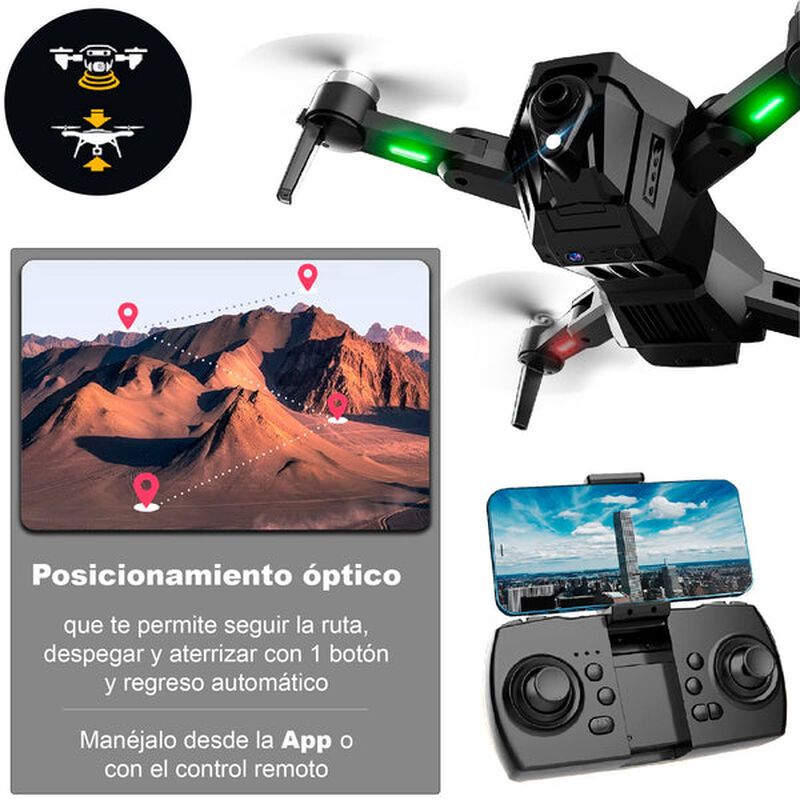 Drone VAK Q5 para batallas doble cámara 4k wifi image number null