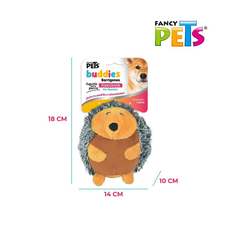 Fancy Pets Juguete Buddies Puercoespin Barrigon... image number null