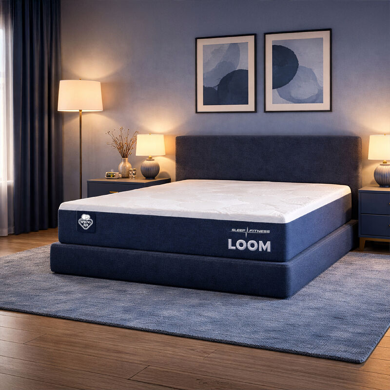 Colch&oacute;n Matrimonial Loom Spring Air Firmeza Med... image number null