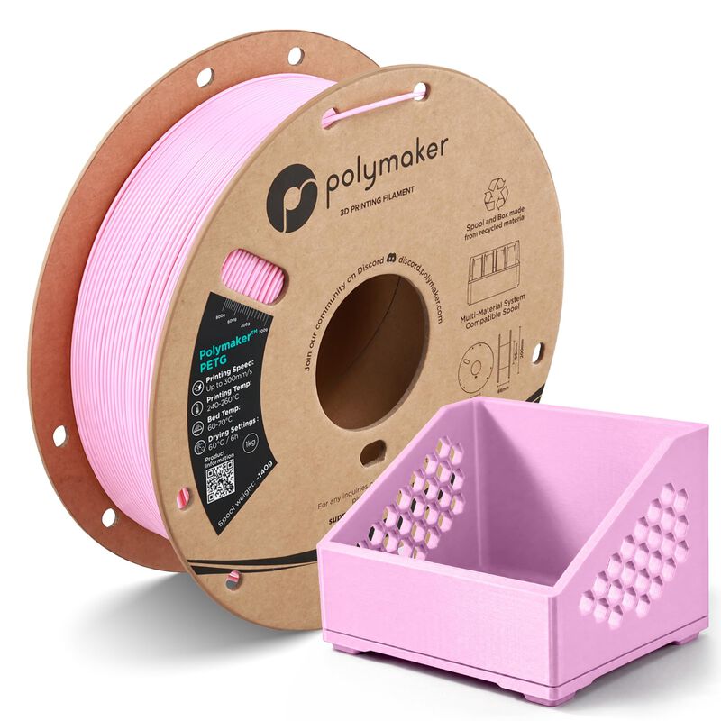 Filamento Petg Polymaker 1,75 mm 1 kg Rosa image number null