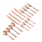 Set de Cubiertos Color Rosa Dorado para 4 Personas &ndash; 16 Piezas