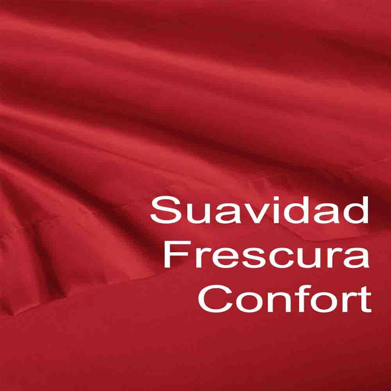 Juego de S&aacute;banas Tacto Algod&oacute;n Suaves y Durader... image number null