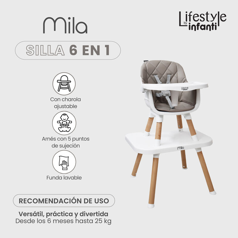 Silla Alta Mila 6 En 1 Arena image number null