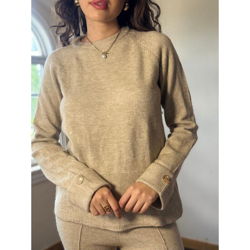 Conjunto tejido cuello redondo image number null