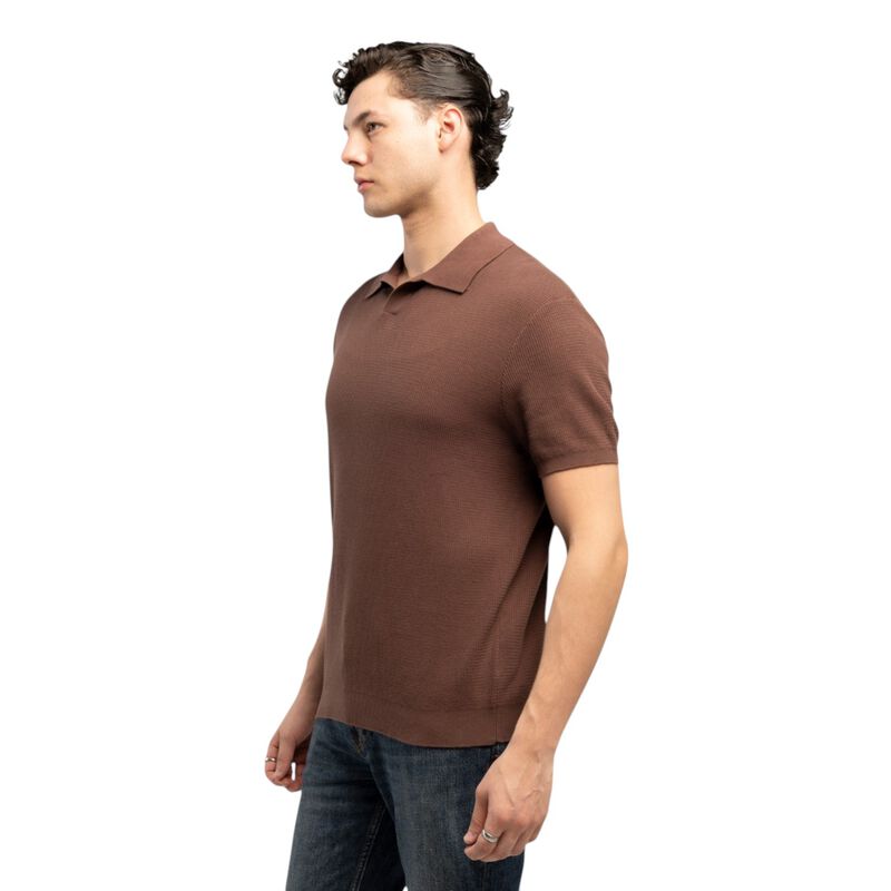 Atlo Playera Tipo Polo Coffee Para Hombre image number null