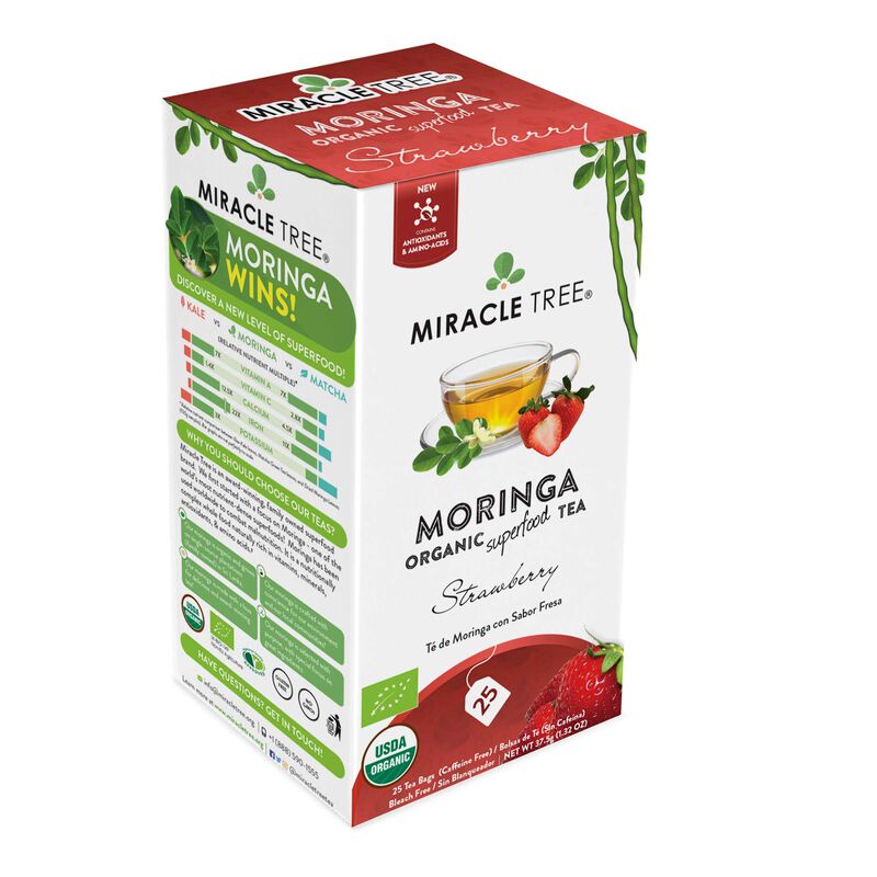 T&eacute; Miracle Tree De Moringa Y Fresa Sin Cafe&iacute;na image number null