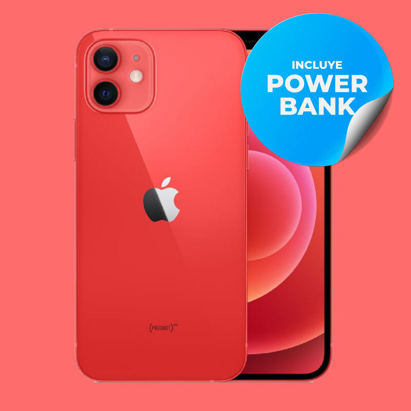 Iphone 12 Reacondicionado 128Gb Rojo + Power Ba... image number null