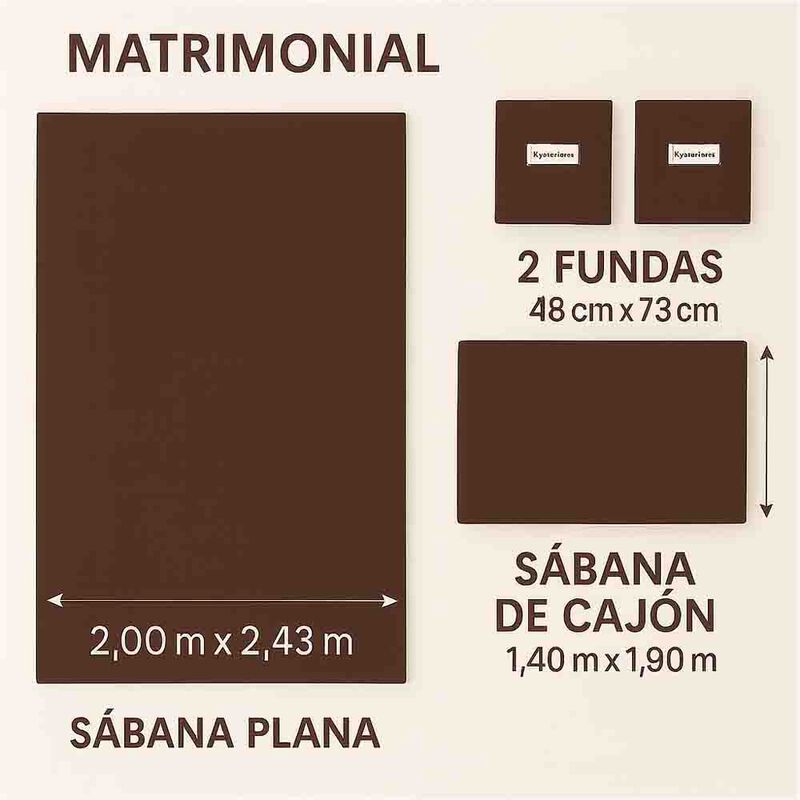 Juego de Sabanas Tacto Algod&oacute;n Suaves y Durader... image number null