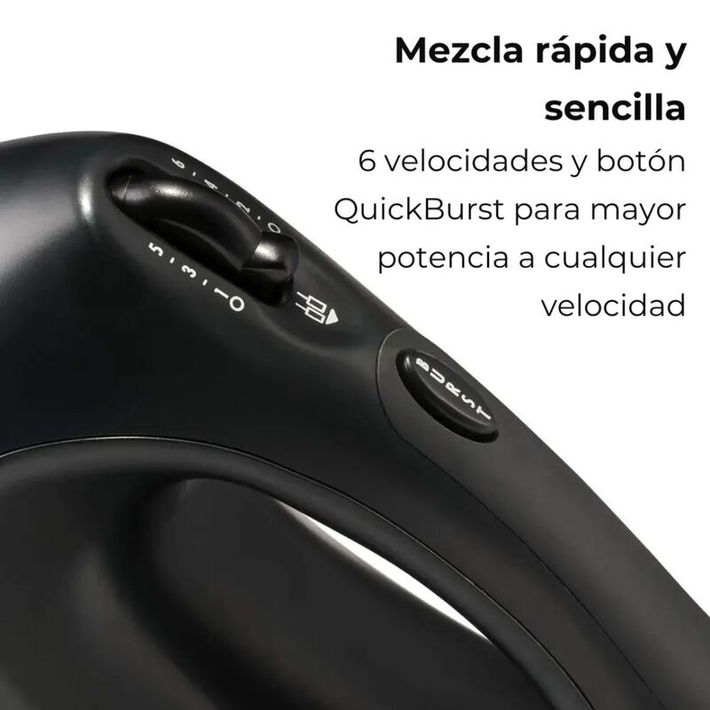 Batidora De Mano Hamilton Beach Quick Burst De ... image number null