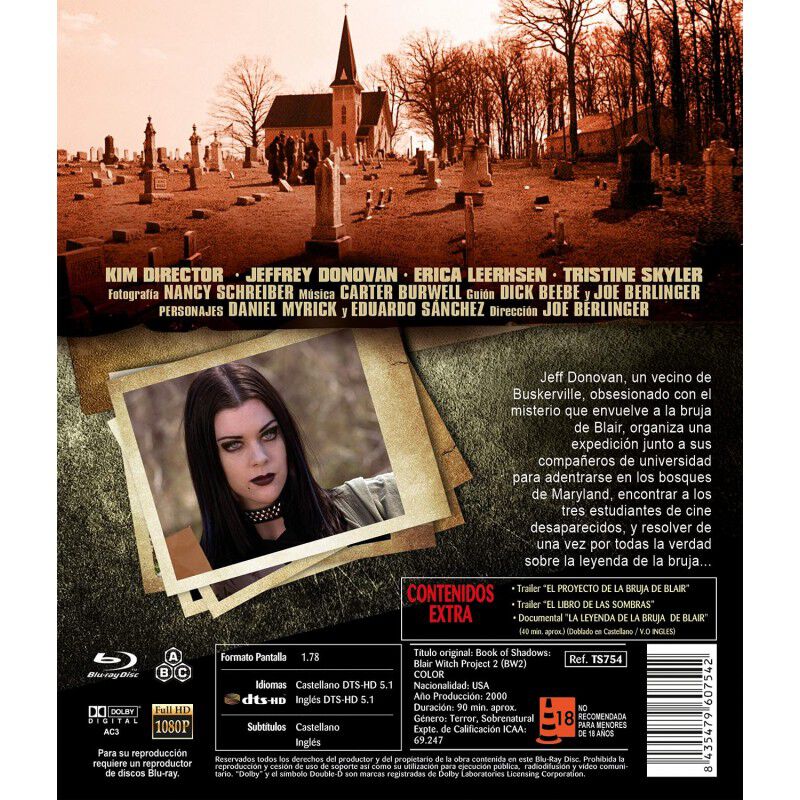 El Libro De Las Sombras. Blair Witch Project 2 ... image number null