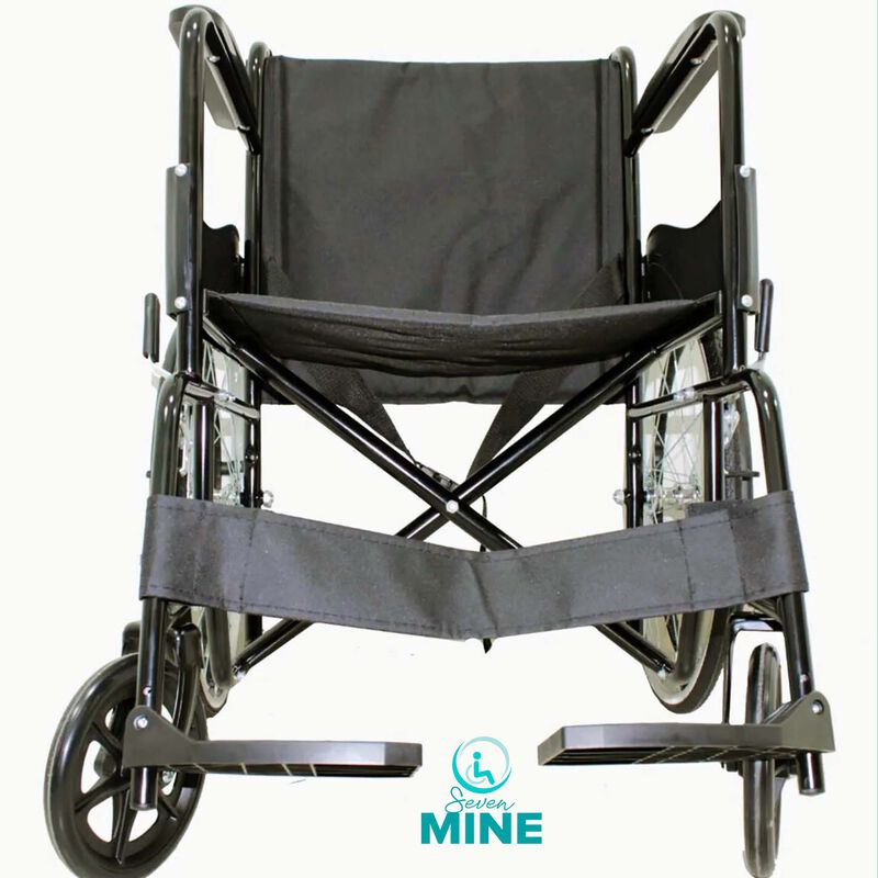 Silla de Ruedas Todo Terreno Plegable con Cintu... image number null