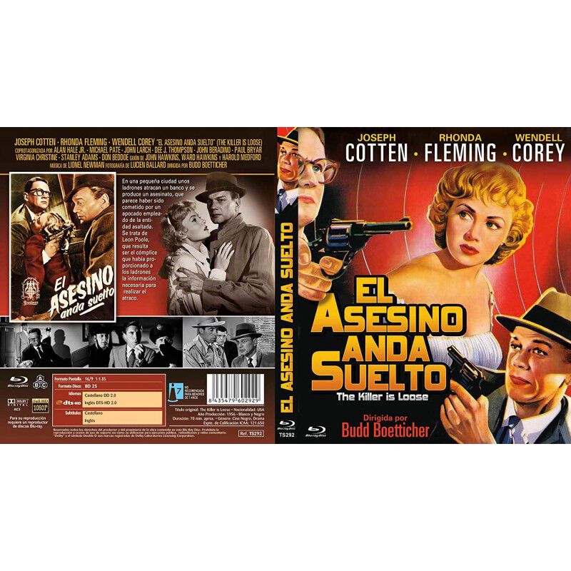El Asesino Anda Suelto [blu-ray] (1956) The Kil... image number null