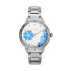 Reloj Nivada Flower Dama Acero/Acero Blanco &Iacute;ndice