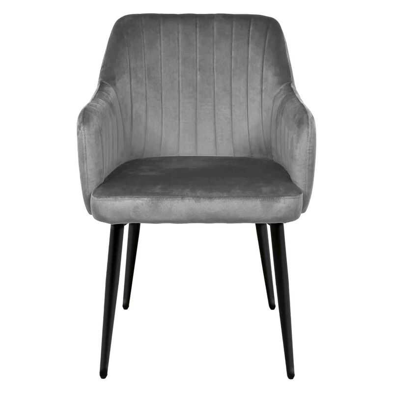 Set 2 Sillas Comedor Sillones Terciopelo Acolch... image number null