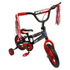 Bicicleta Infantil Ni&ntilde;os R12 Ruedas Auxiliares Goma Unibike Rojo