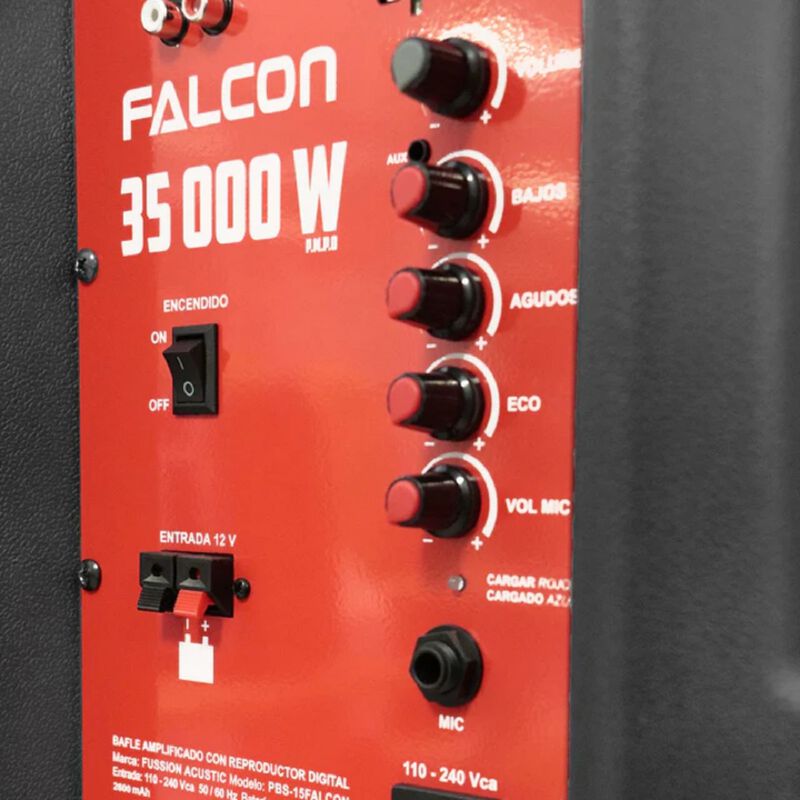 Bafle Amplificado Fussion PBS-15FALCON 15 Bluet... image number null