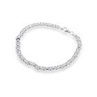 Pulsera Plata Blanca 925 21cm | Bizzarro
