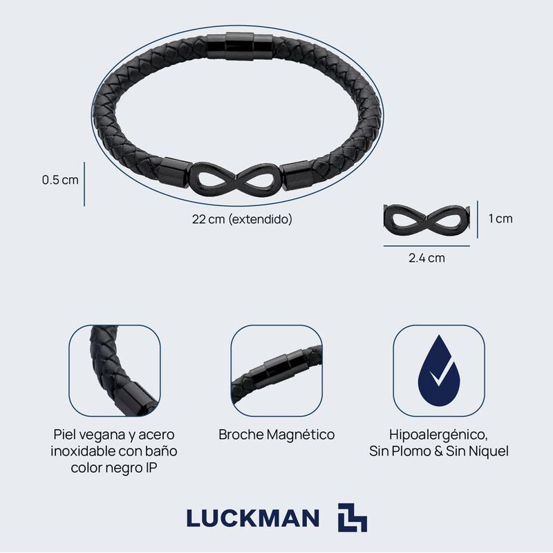 Pulsera Hombre, Brazalete Acero Inoxidable, Joy... image number null