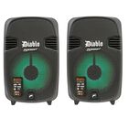 Kit 2 Bafles Amplificado Fussion Pbs-8030 Diablo 8" 15 000w P.m.p.o End