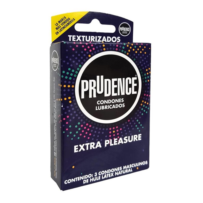 Condones Prudence Extra Pleasure - 3pz image number null