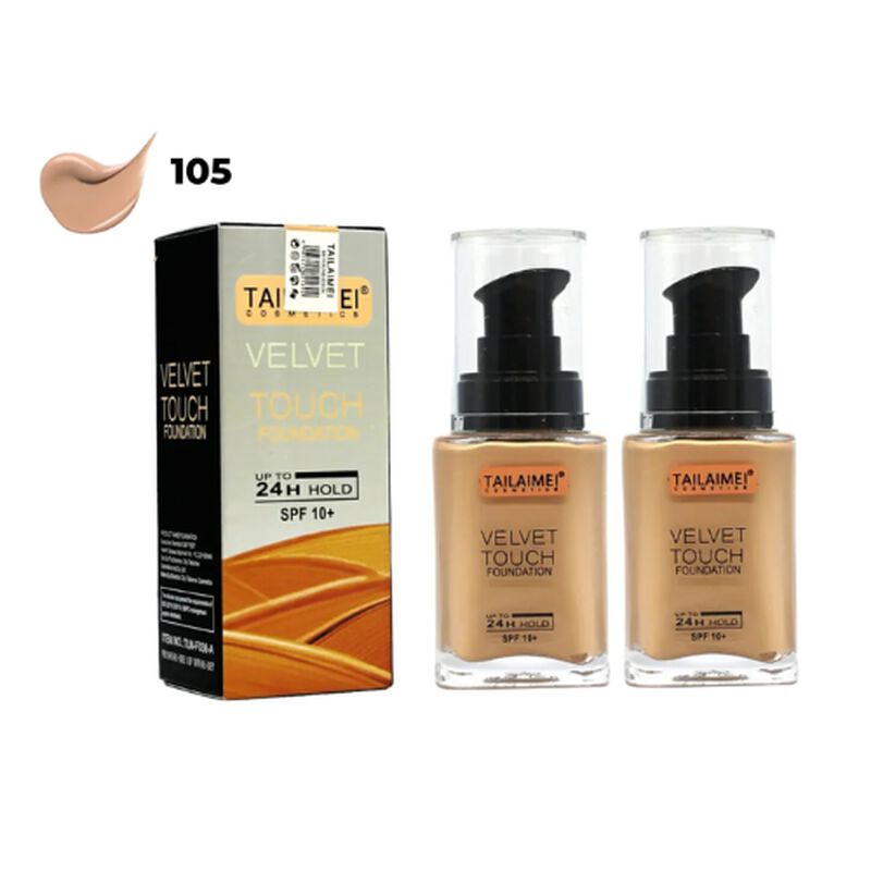 Set de 2 Bases de Maquillaje Tailaimei Velvet T... image number null