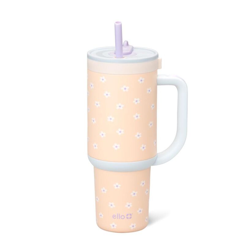 Vaso Ello Oasis De 900 Ml Con Asa Y Pajita Retr... image number null