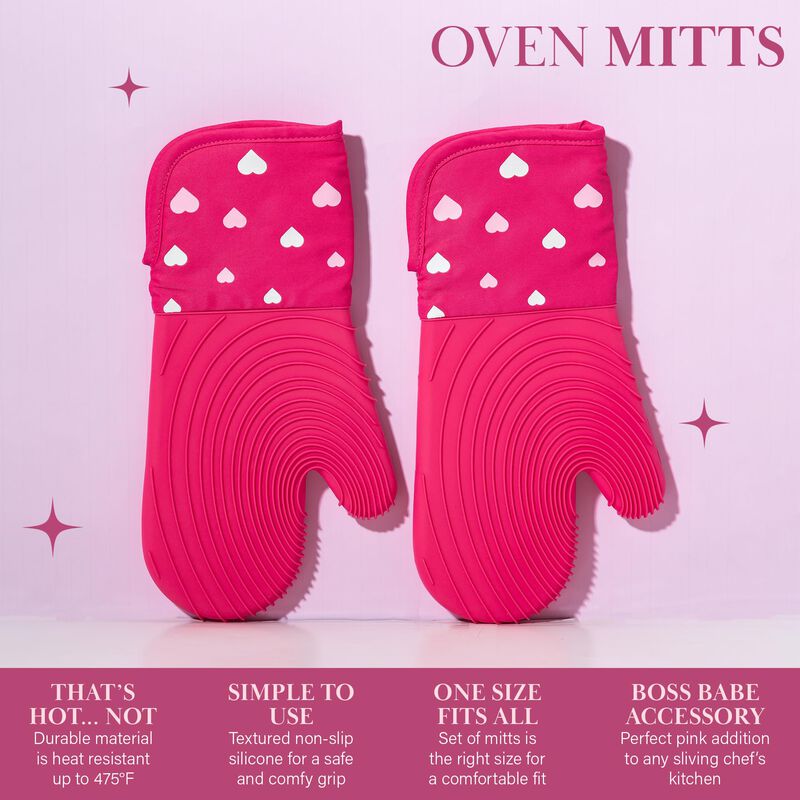 Juego De Guantes De Cocina Paris Hilton, Resist... image number null