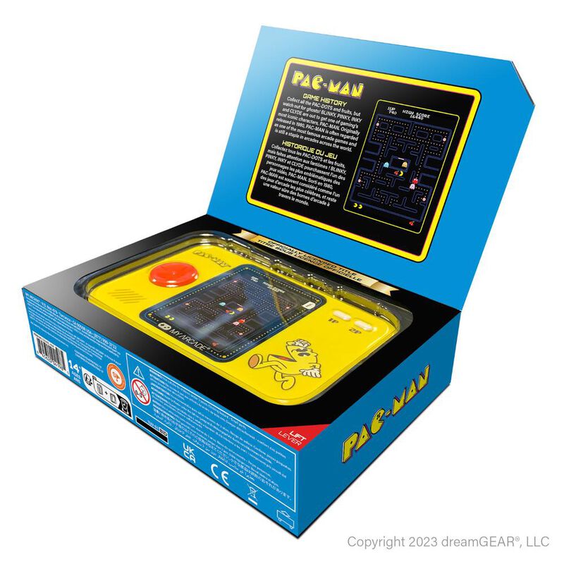 Maquinita Arcade Port&aacute;til Pacman Pocket Player image number null