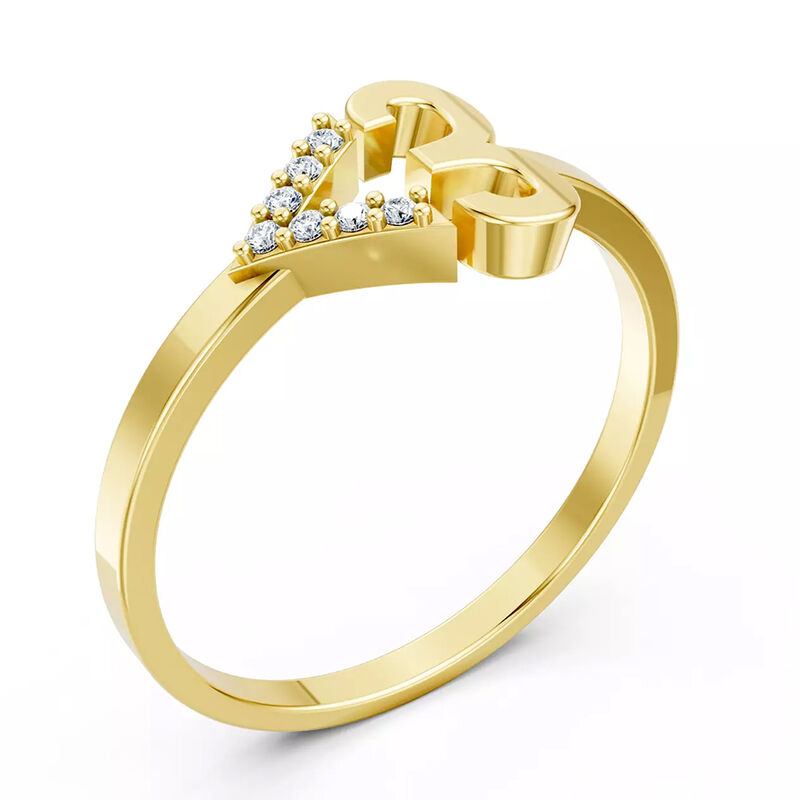 Anillo De Compromiso - Pav&eacute; - Mio36-rg-cz image number null