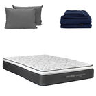 Colch&oacute;n King Size Trini + Almohada 2Pack + 1 juego de S&aacute;banas Softy