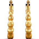 Arracadas Oro Amarillo 14k 14x12mm
