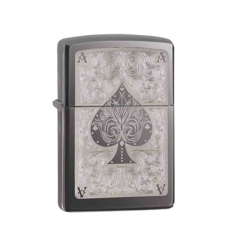 Tarjetero Zippo Spade M&aacute;s Ligero Black Ice image number null