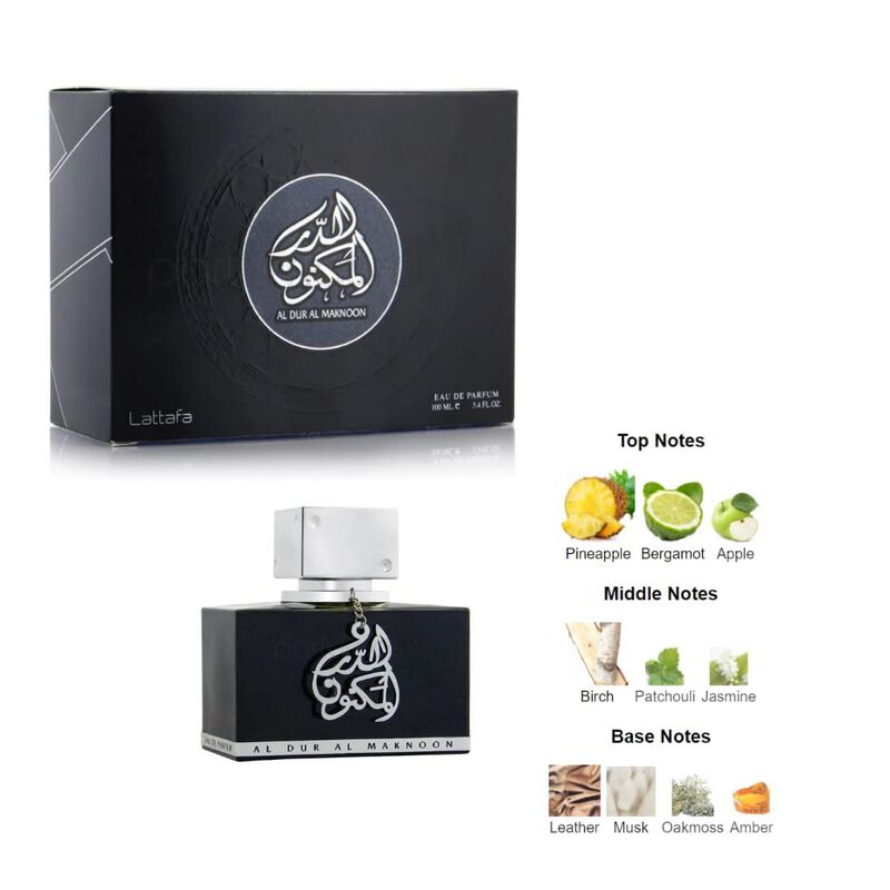 Perfume Lattafa Al Dur Al Maknoon Silver Edp En... image number null