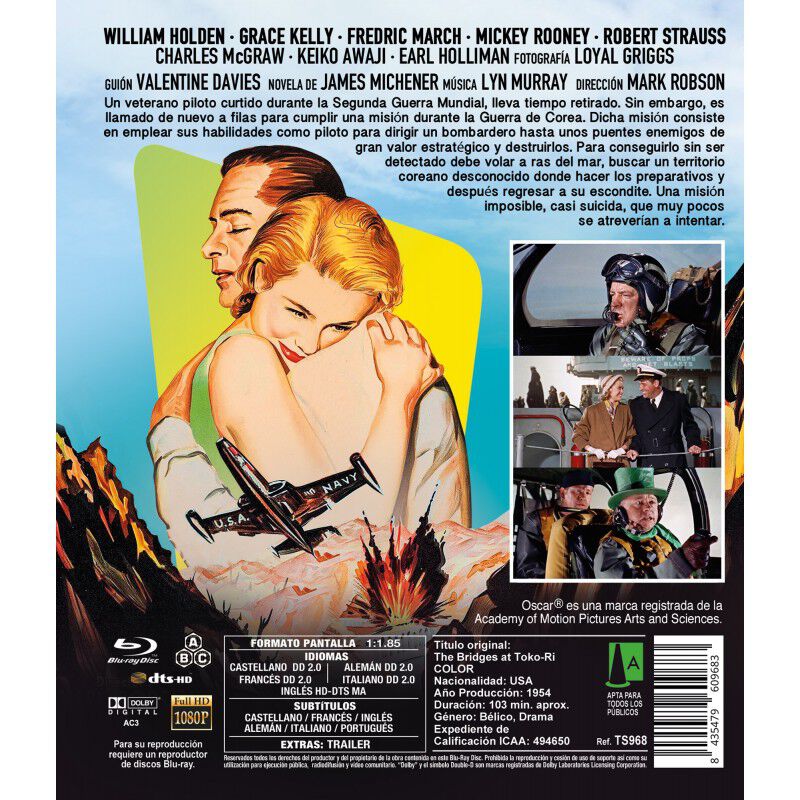 Los Puentes De Toko-ri (1954) Blu-ray. image number null