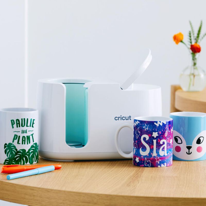 Mug Press Cricut + 4 Tazas En Blanco De 350 Ml ... image number null