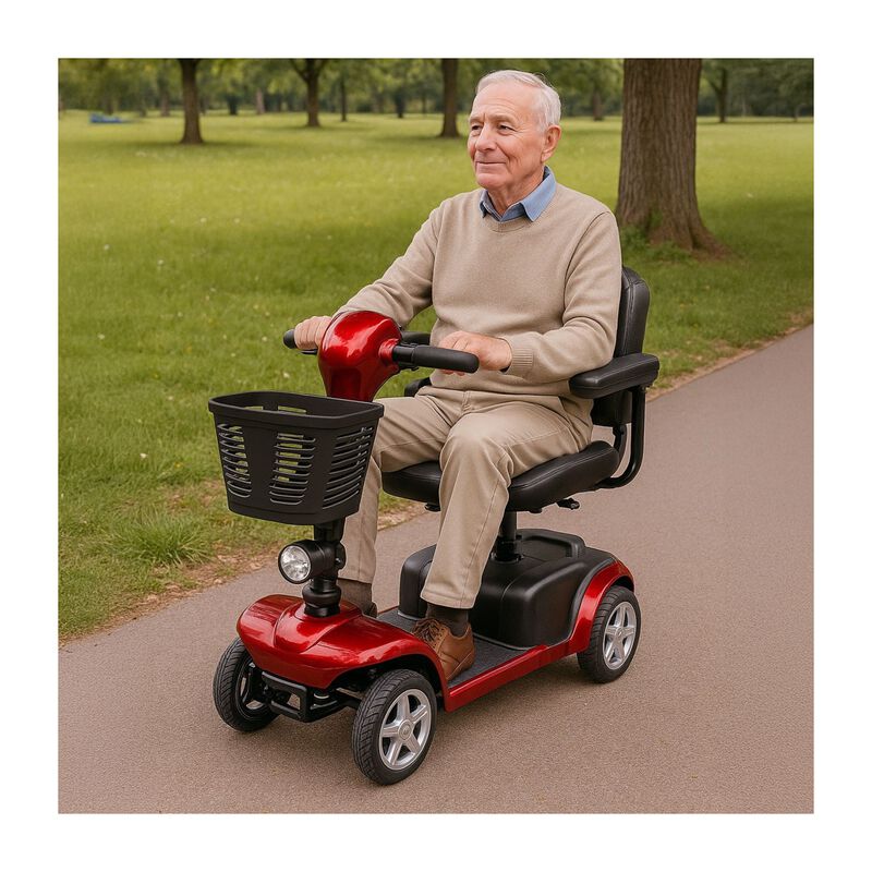 Silla Ruedas El&eacute;ctrica Scooter Recargable Luz L... image number null