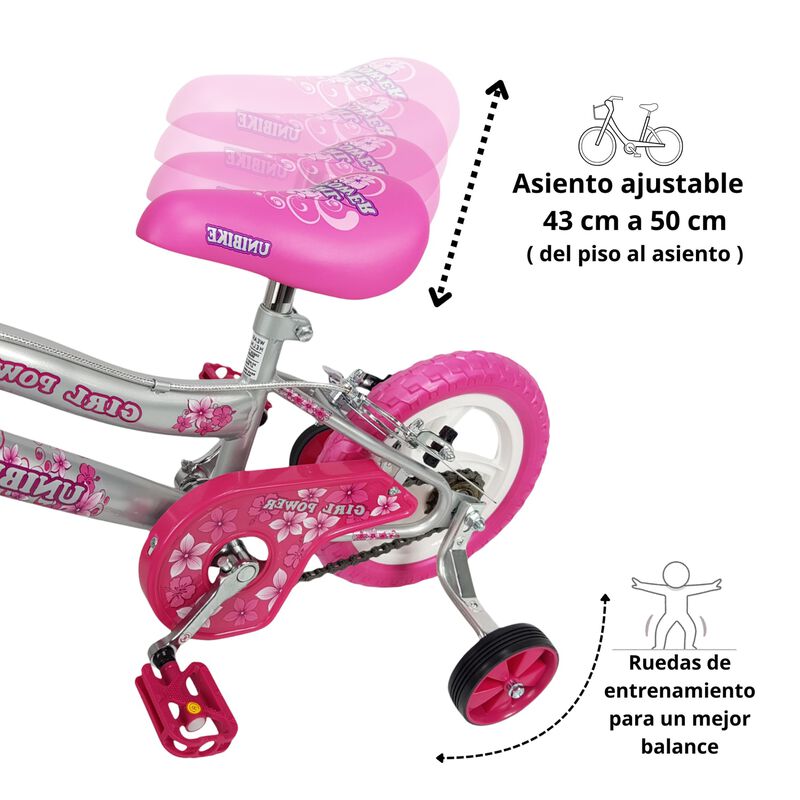 Bicicleta Infantil Rodada 12 Con Ruedas De Entr... image number null