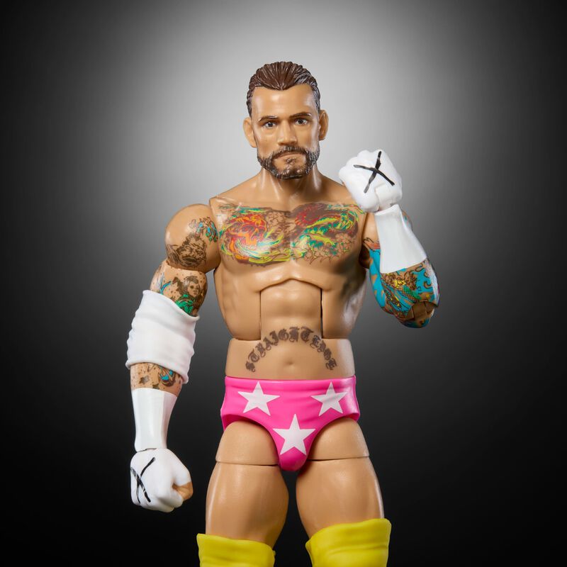 Figura De Acci&oacute;n Mattel Wwe Elite Cm Punk Serie... image number null