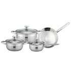 Batería de Cocina Luxor 7 pz Acero Inoxidable Inducción Fraciel