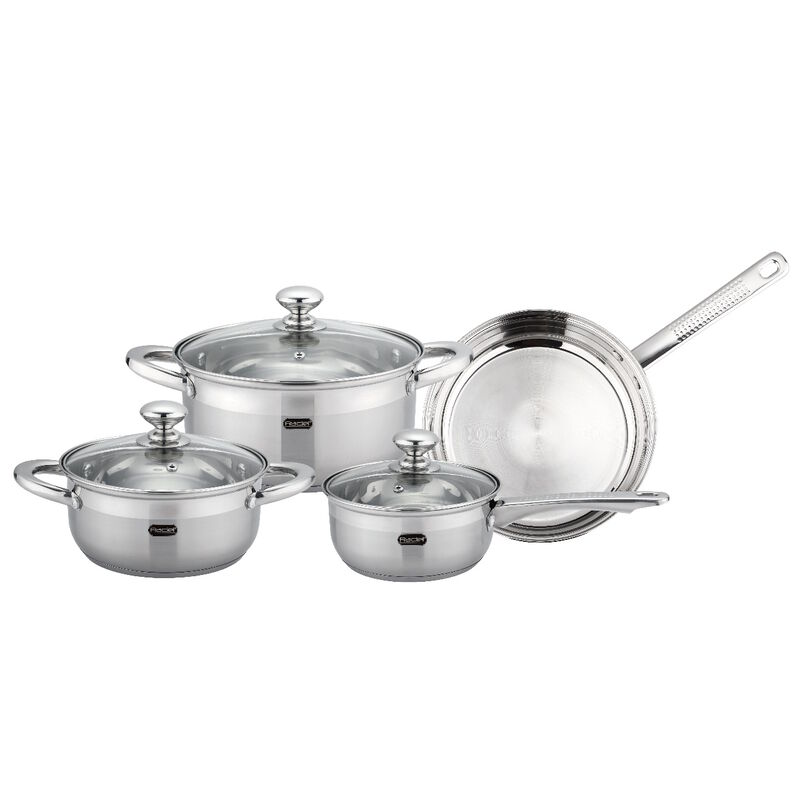 Batería de Cocina Luxor 7 pz Acero Inoxidable I... image number null