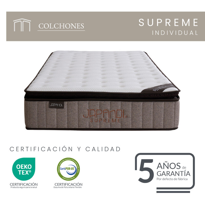 Colch&oacute;n Individual Japandi Supreme Memory Foam ... image number null