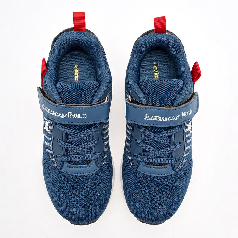 American Polo Tenis urbano para niño marino roj... image number null