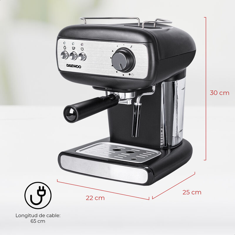 M&aacute;quina profesional de espresso Daewoo DES-1548 image number null