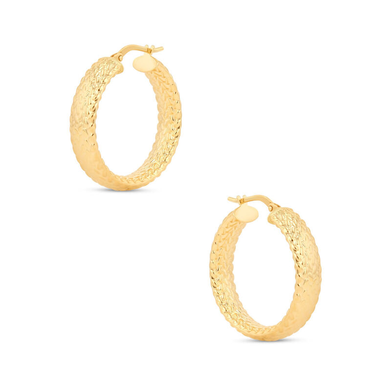 Arracadas De Oro Amarillo 14k (20mm Aprox) image number null