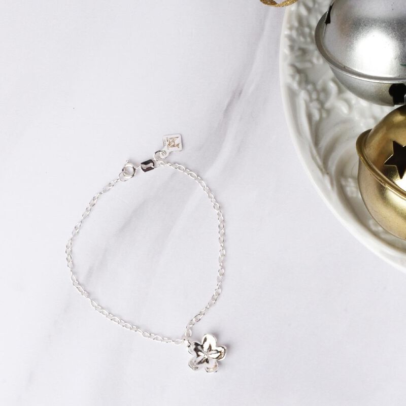 Pulsera Floral de Plata image number null