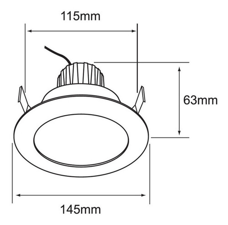 Lampara Inteligente Wifi Empotrable Plafon Tecn... image number null