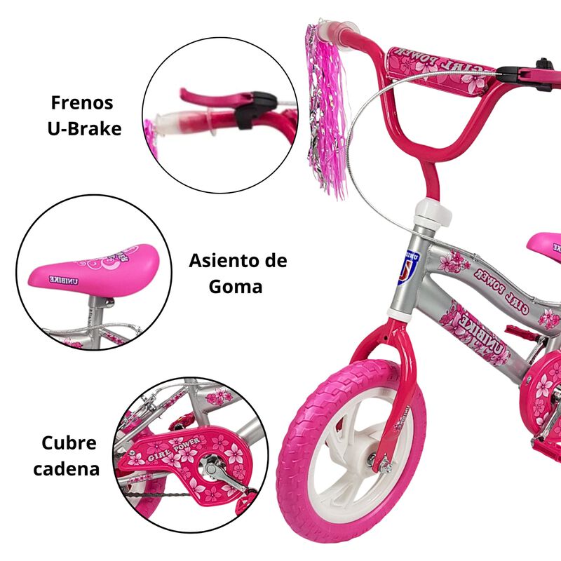 Bicicleta Infantil Rodada 12 Con Ruedas De Entr... image number null