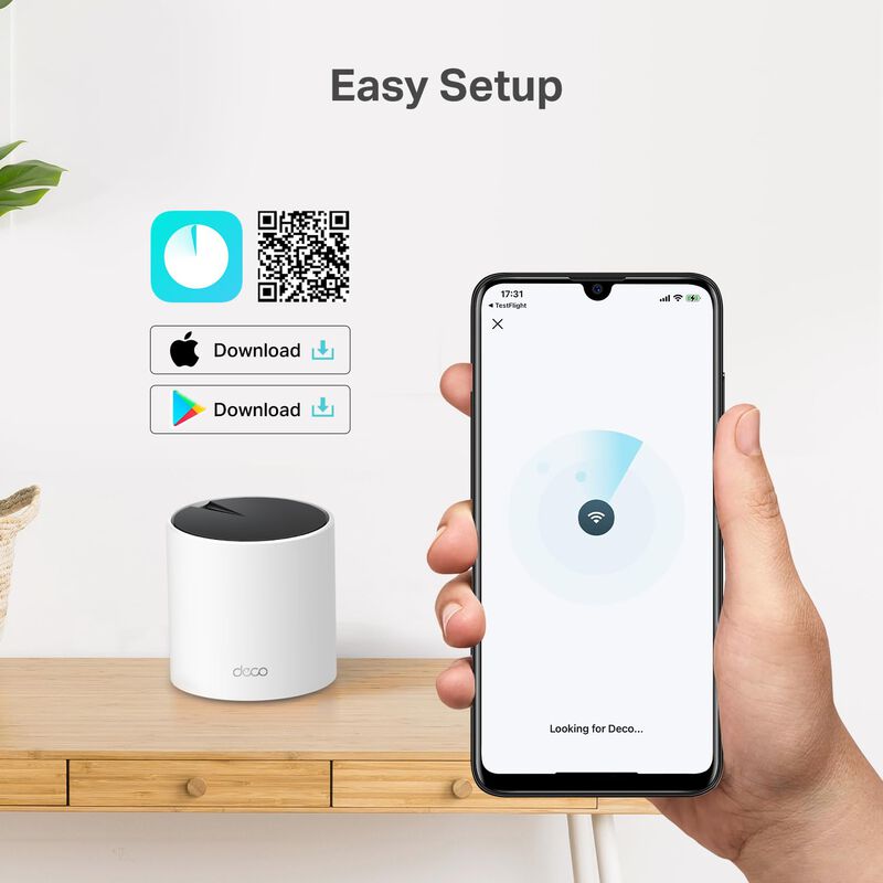 Sistema Wi-fi 6 Mesh Tp-link Deco X55 Pro Ax300... image number null